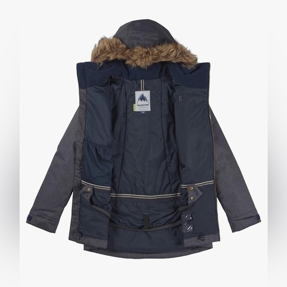 Burton Women's Hazel Ski Snowboard Winter Jacket in Denim XSmall - Picture 3 of 16